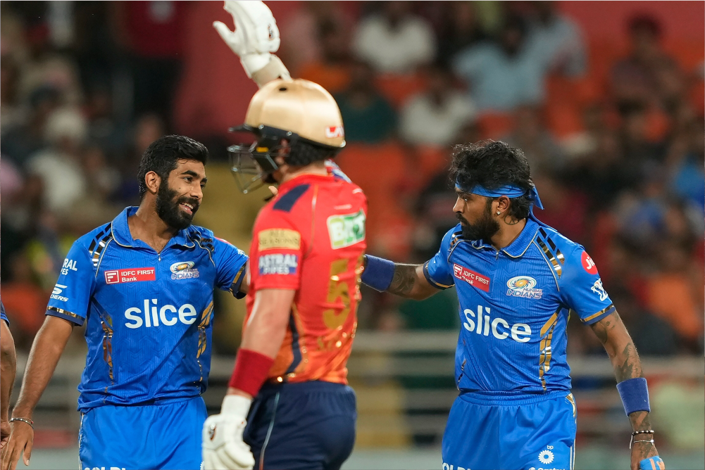 highest scoring matches between PBKS vs MI 1